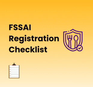 FSSAI Registration Checklist