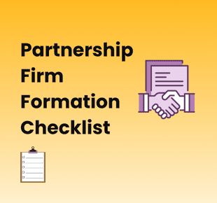 Partnership Firm Formation Checklist