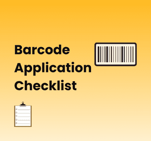 Barcode Application Checklist